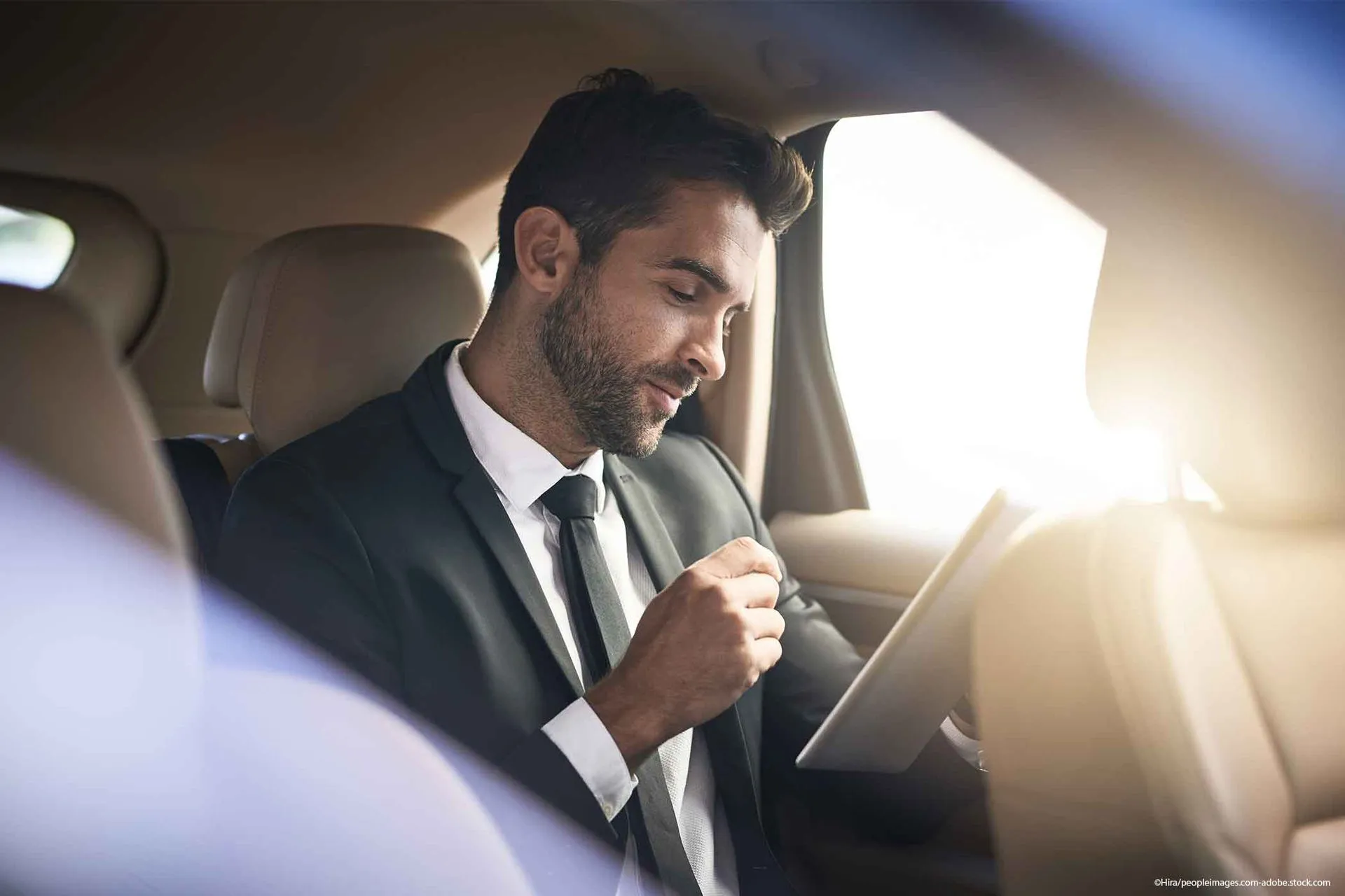 Geschäftsreisender Ride Prime Stundenweise Chauffeurservice Frankfurt